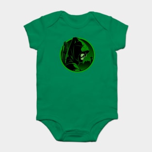 Green Arrow Art Emblem Baby Bodysuit